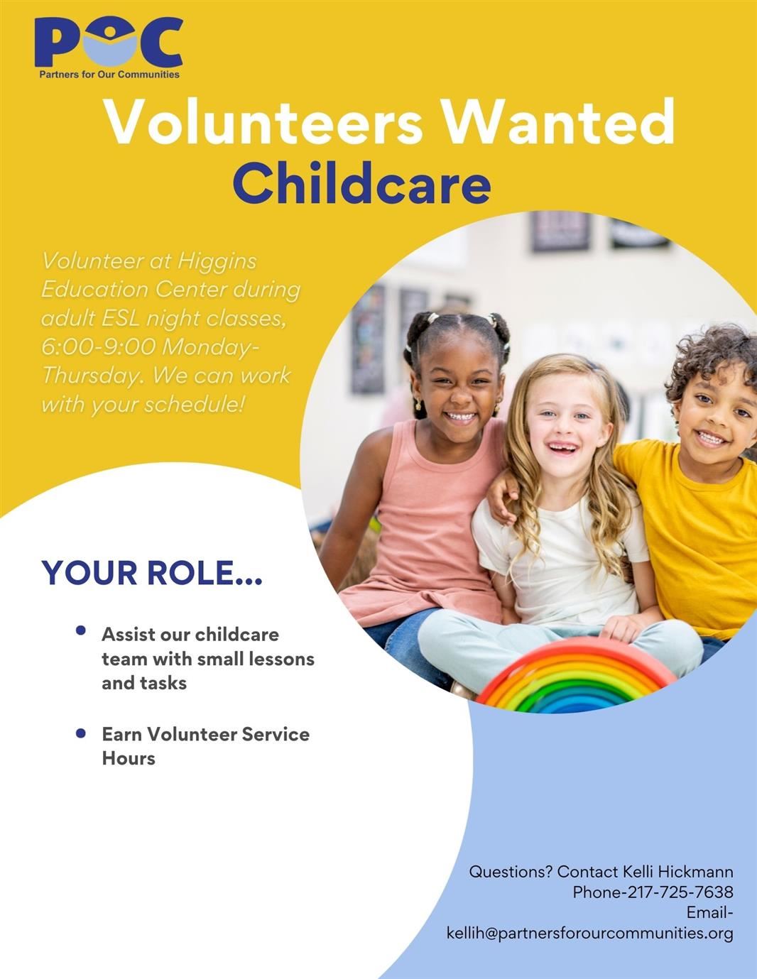 POC Volunteers Needed